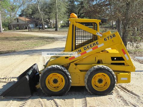 what year model is a 675 john deere skid steer|john deere 675b for sale.